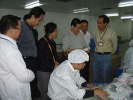 省領(lǐng)導、市領(lǐng)導來(lái)我司進(jìn)行視察、指導